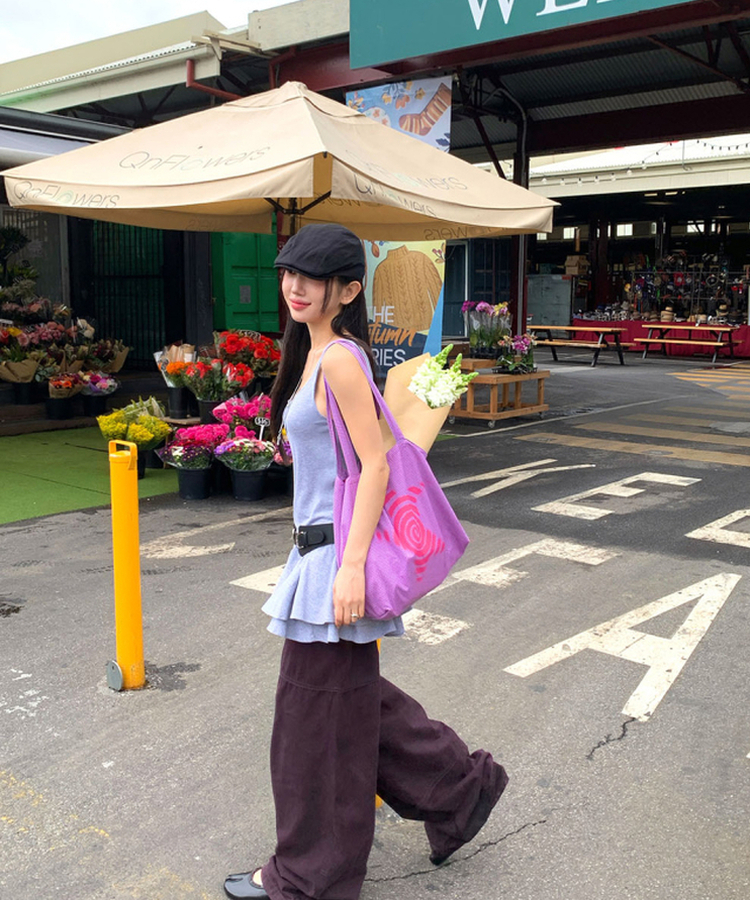 レイヤードキャミソールワンピース GREY