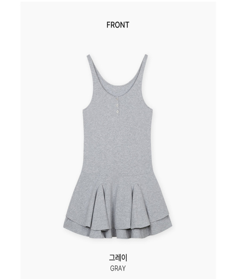 レイヤードキャミソールワンピース
