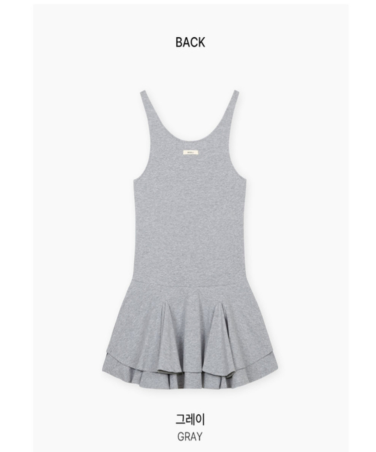 レイヤードキャミソールワンピース
