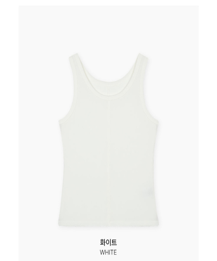 スリットリブキャミソール(5color)