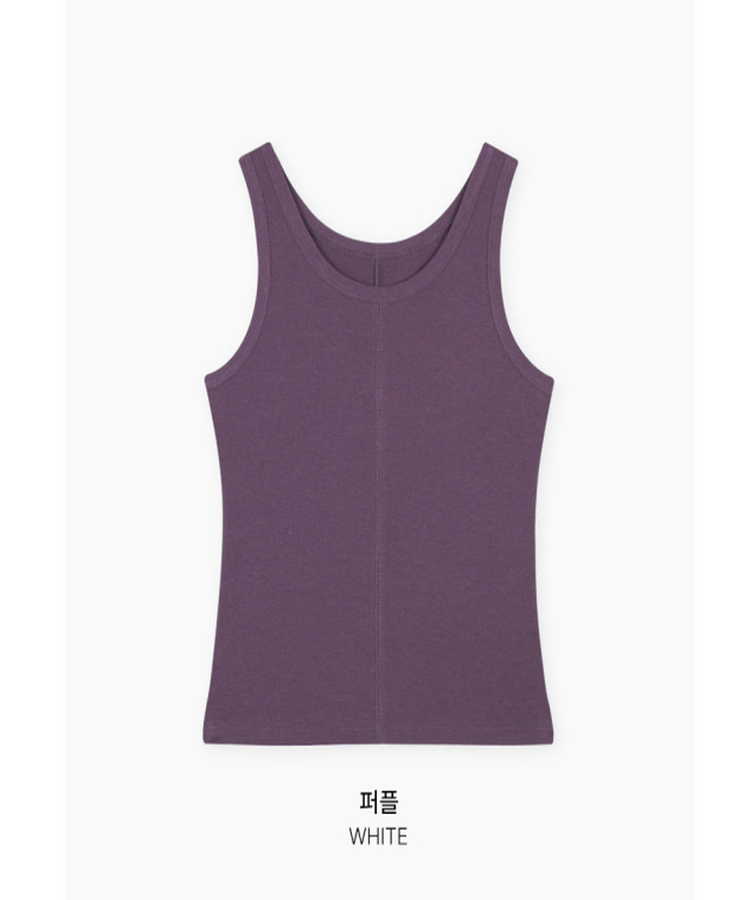 スリットリブキャミソール(5color)