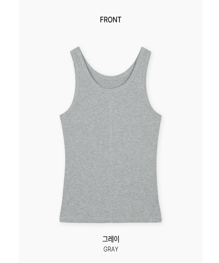 スリットリブキャミソール(5color)