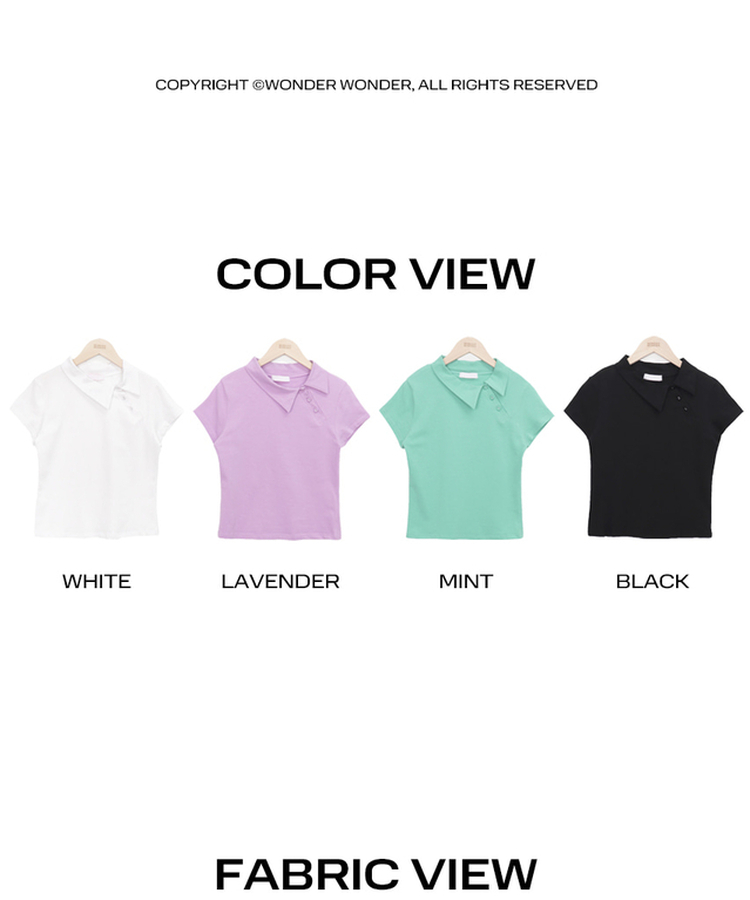 アンバランスポイント半袖Tシャツ