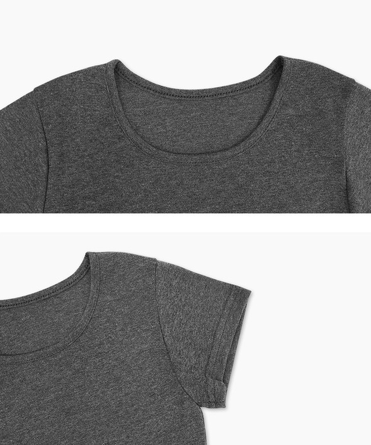 カラーベーシックデイリーUネック半袖Tシャツ(12color)