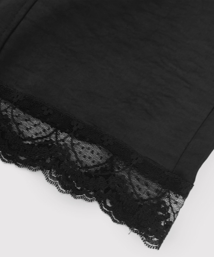 シフォンサテンミディスカート