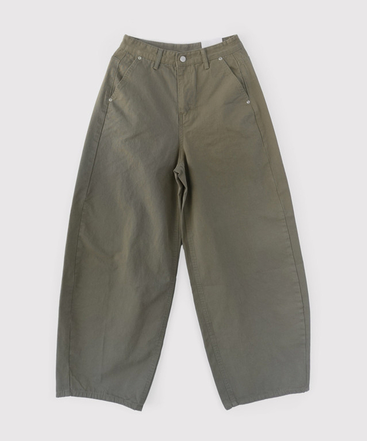 クラシックワイドコットンパンツ