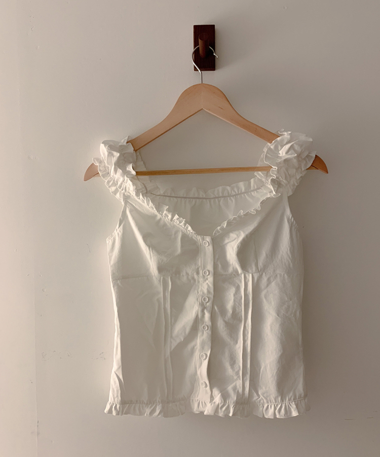 フリルキャミソールブラウス
