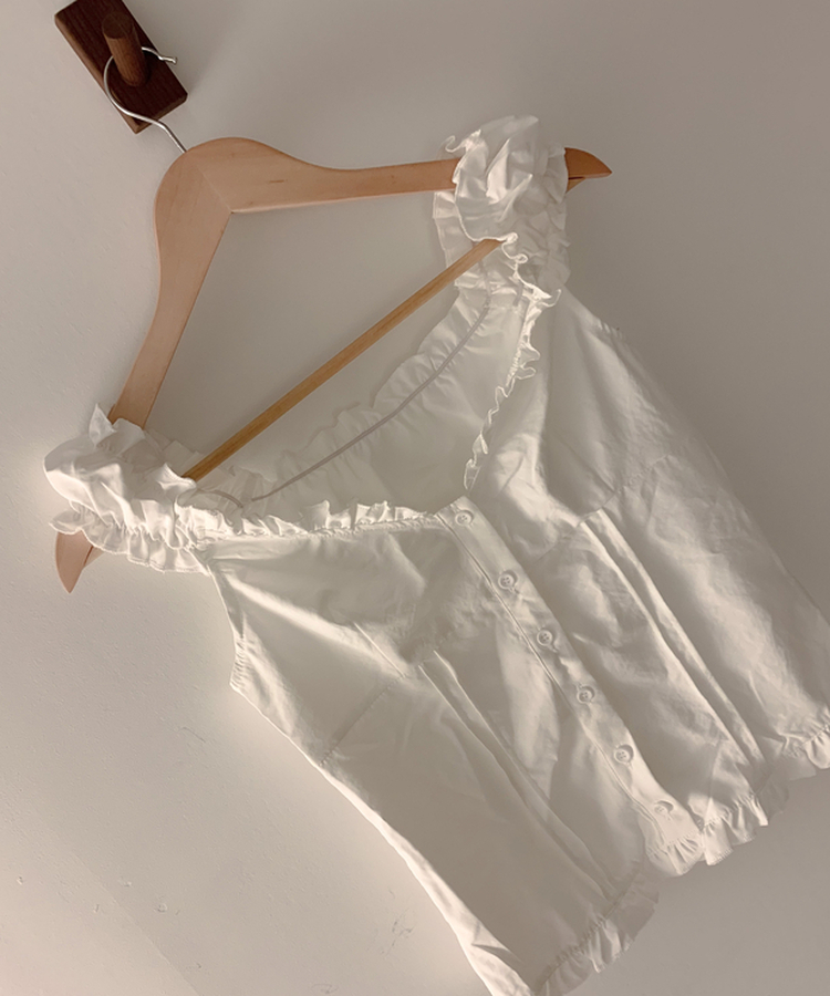 フリルキャミソールブラウス