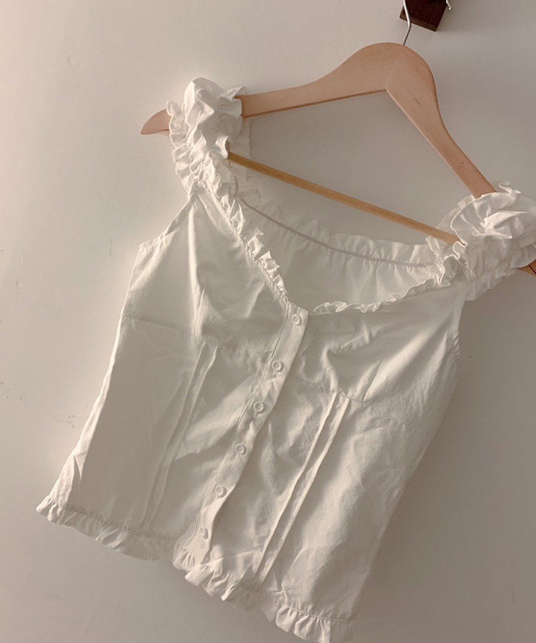 フリルキャミソールブラウス