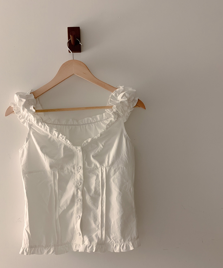 フリルキャミソールブラウス