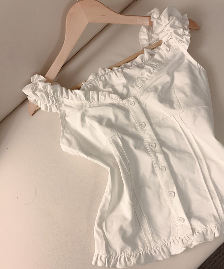 フリルキャミソールブラウス