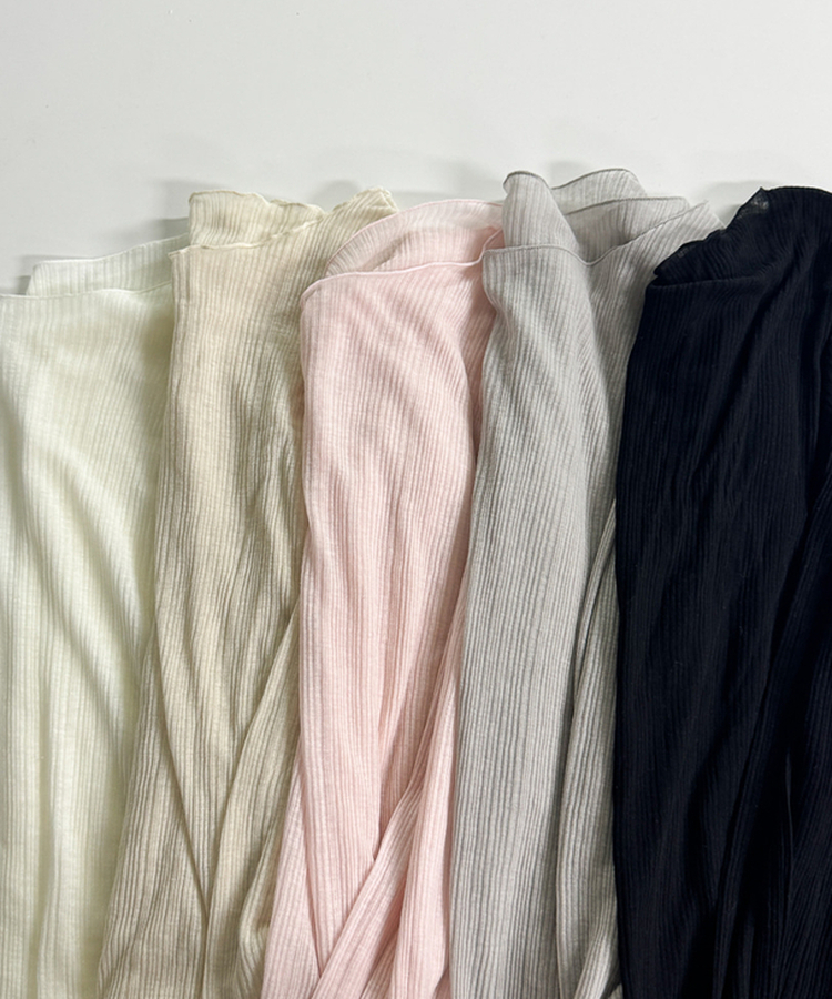 ウェーブシアー長袖Tシャツ(5color)