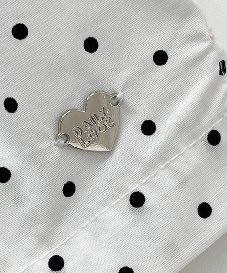 バンディングドットハートポケットショートパンツ