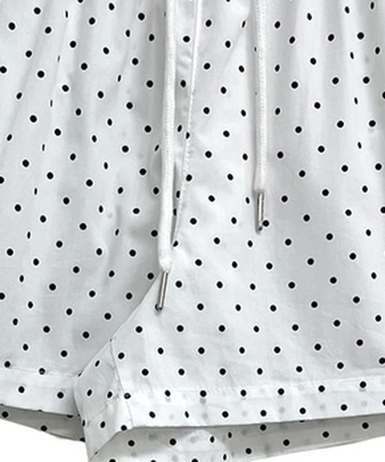 バンディングドットハートポケットショートパンツ