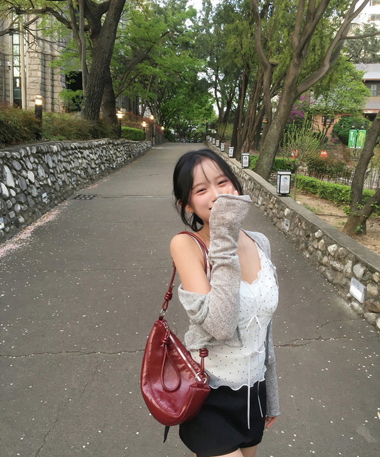 ドットシースルーキャミソールブラウス IVORY