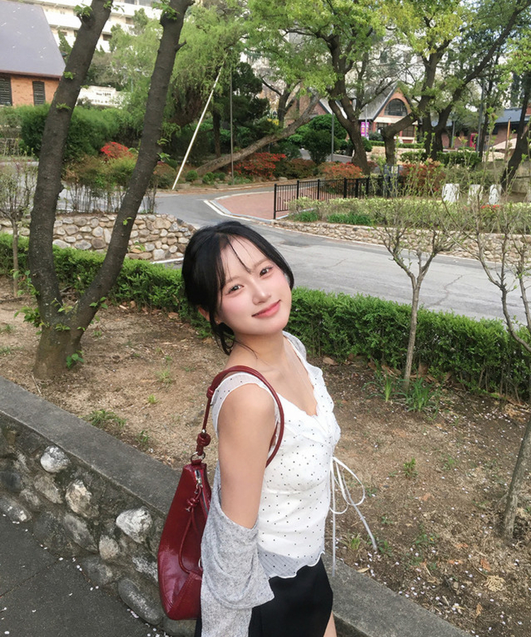 ドットシースルーキャミソールブラウス IVORY