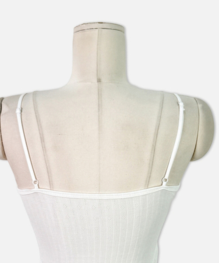 レースリボンリブキャミソール(5color)