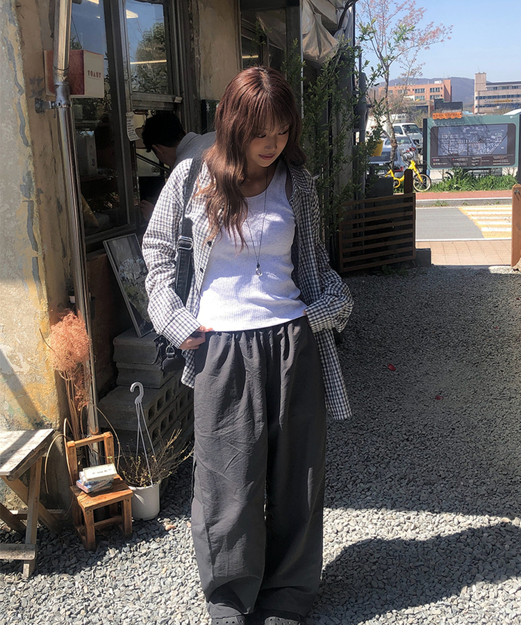 マルチポケットデニムクロスバック BLACK DENIM