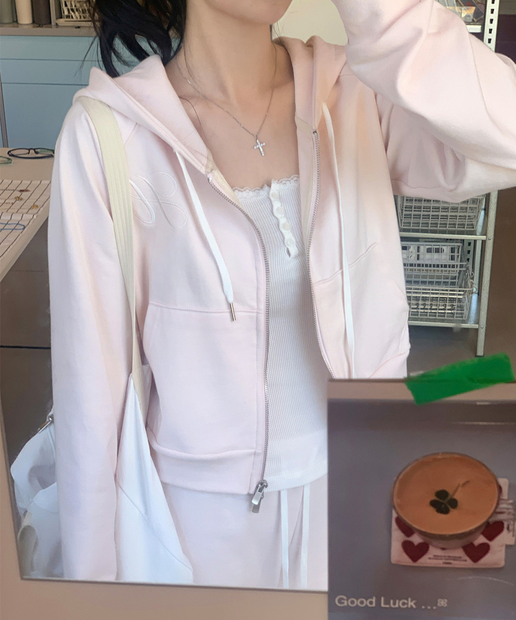 レーススリムボタンキャミソール IVORY