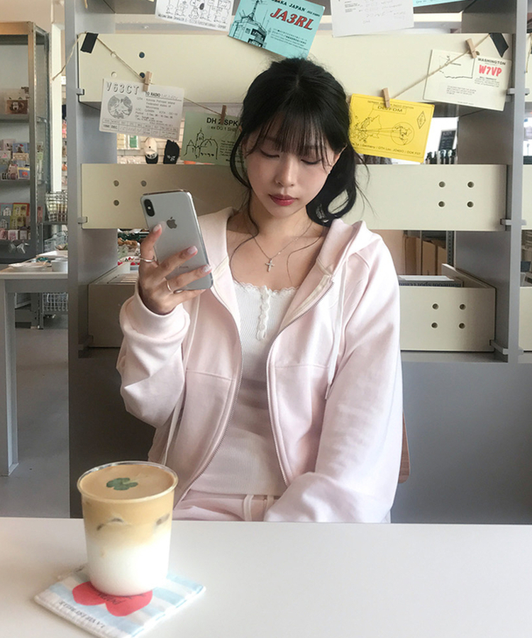 レーススリムボタンキャミソール IVORY