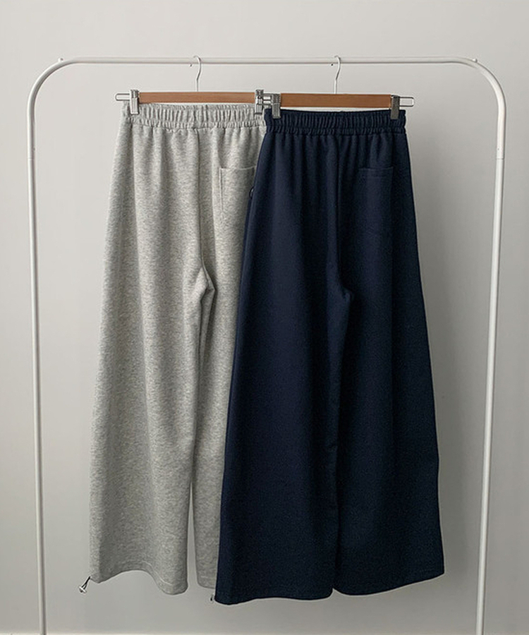 スターパッチワイドスリットトレーニングパンツ