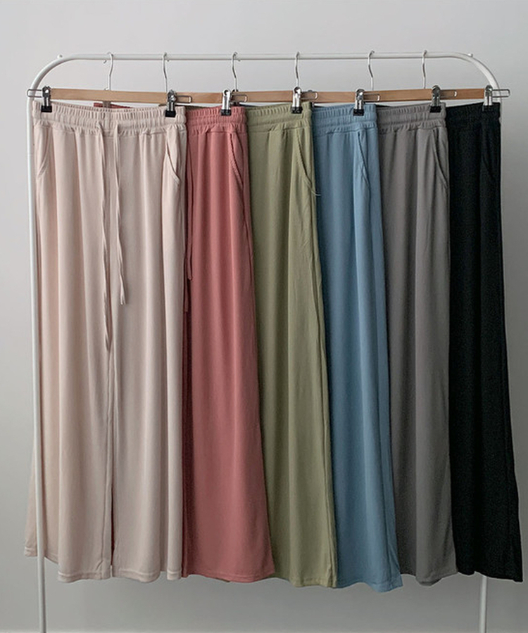 【丈別】バンディングワイドトレーニングパンツ(6color)