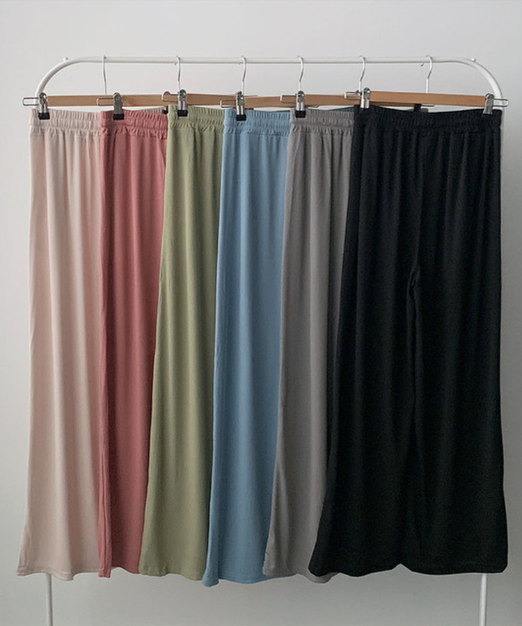 【丈別】バンディングワイドトレーニングパンツ(6color)