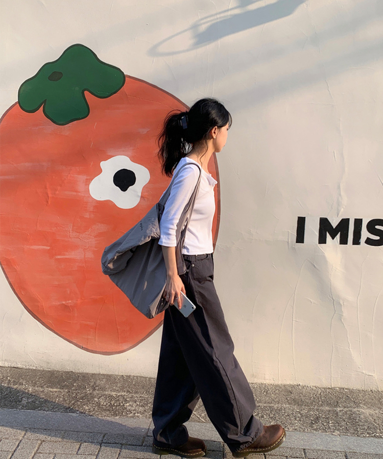 ヘンリーネックボタン7分Tシャツ IVORY