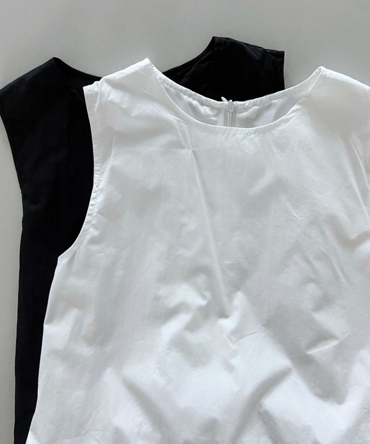 バルーンノースリーブミニワンピース