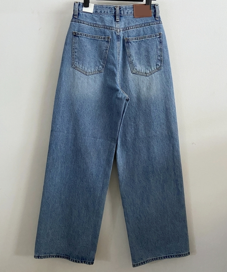 クラシックセミストレートデニムパンツ