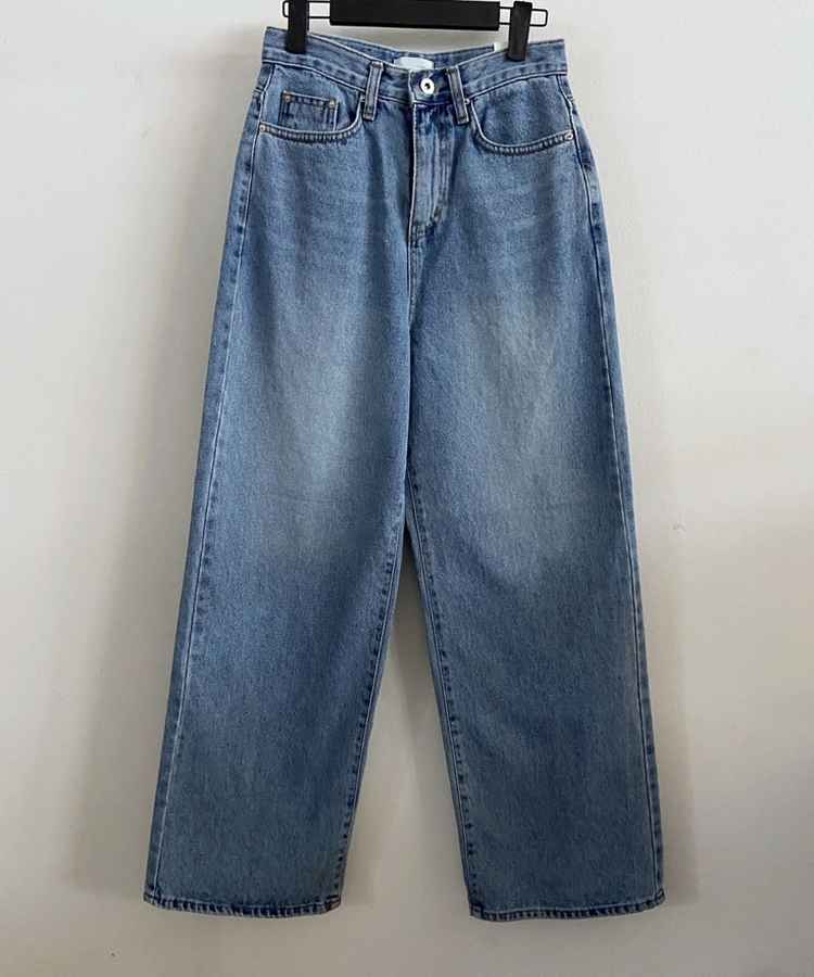 クラシックセミストレートデニムパンツ