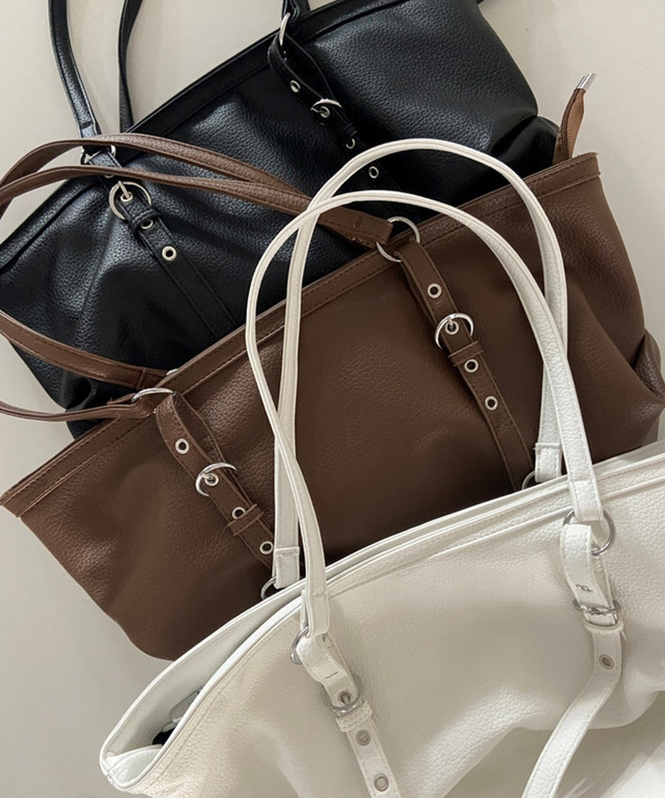 フェイクレザーレザーバッグ