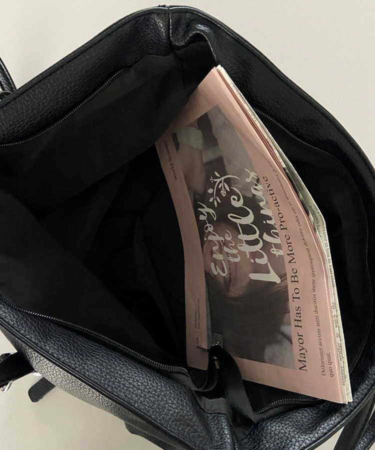 フェイクレザーレザーバッグ