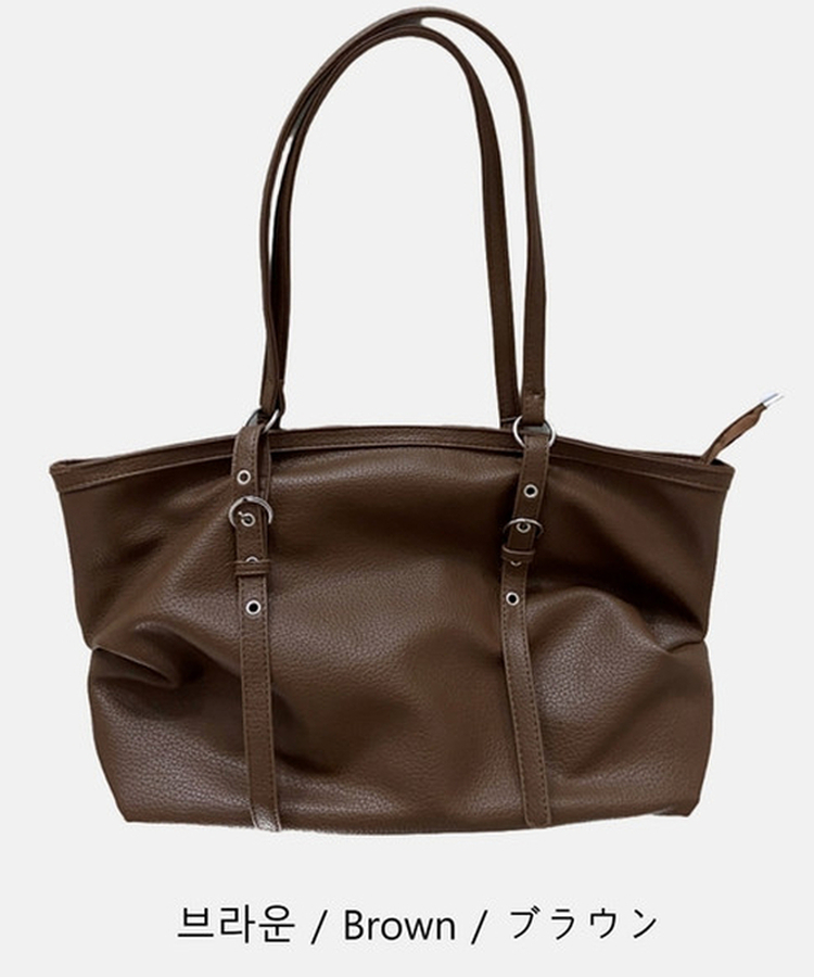 フェイクレザーレザーバッグ