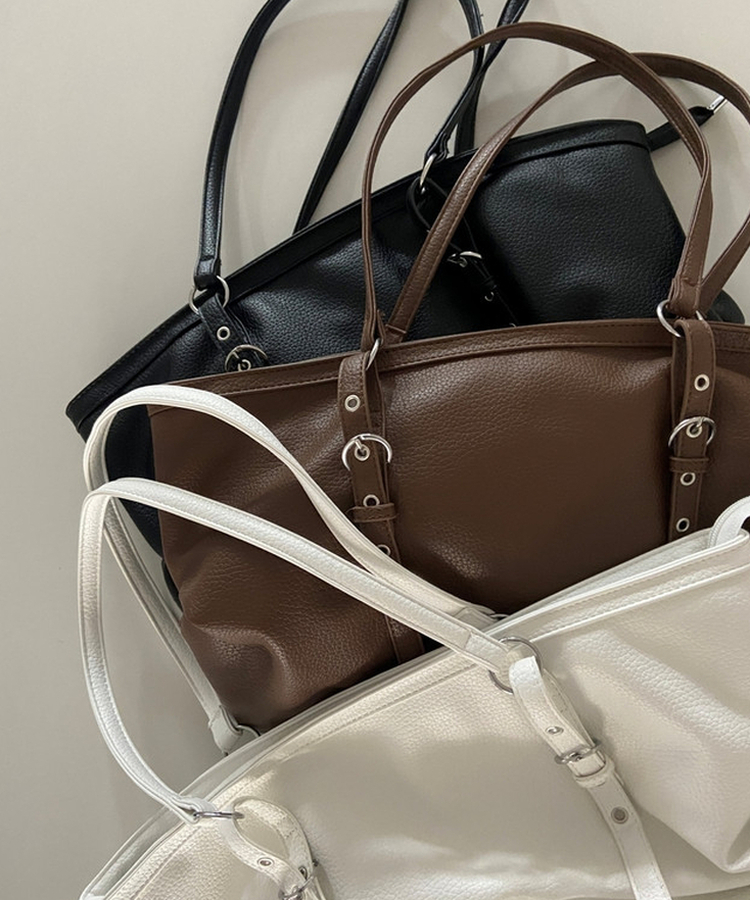 フェイクレザーレザーバッグ