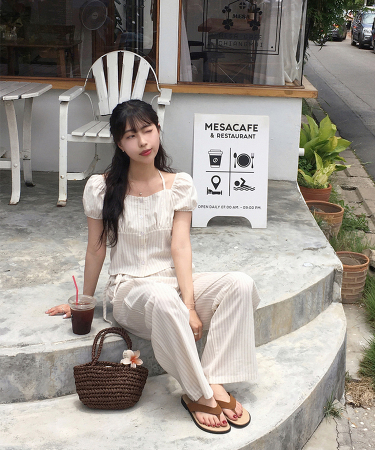 スエードクラシックサンダル BROWN