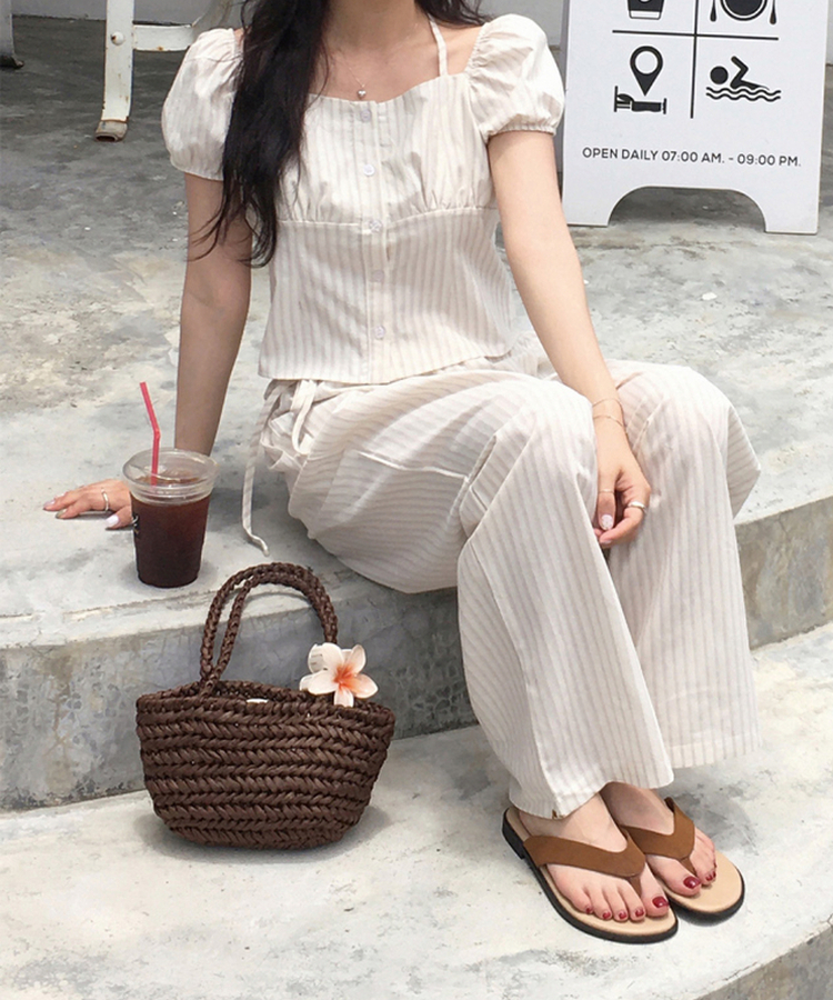 スエードクラシックサンダル BROWN