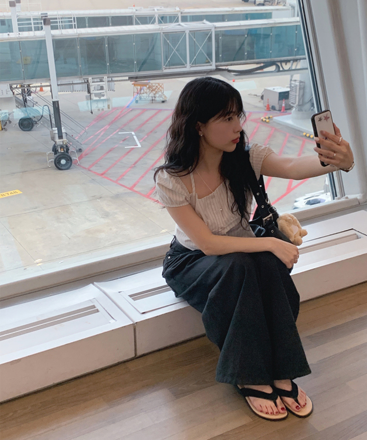 スエードクラシックサンダル BLACK