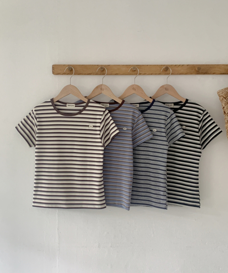 ストライプ半袖Tシャツ
