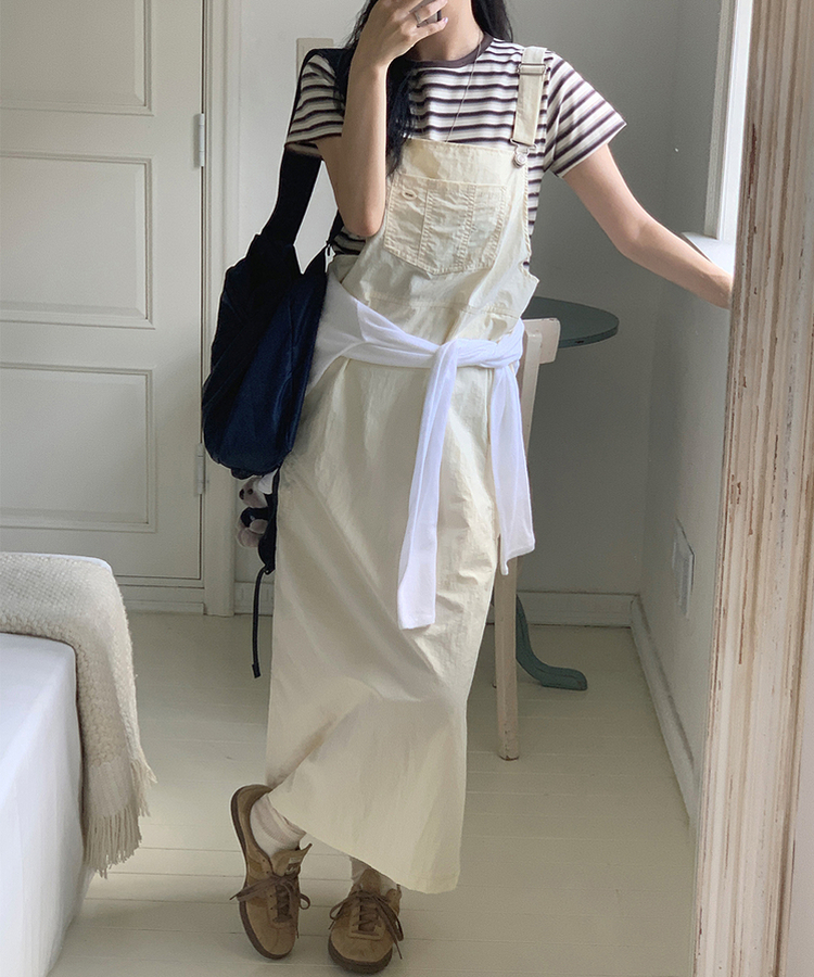ナイロンサスペンダーワンピース BUTTER