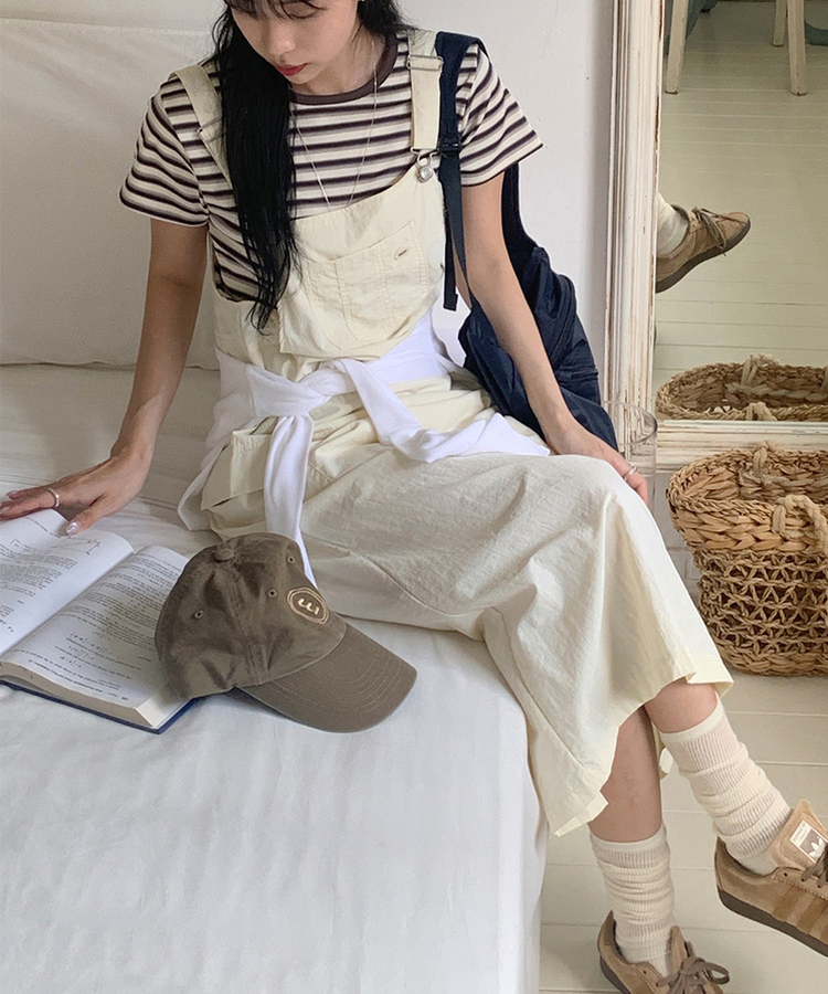 ナイロンサスペンダーワンピース BUTTER