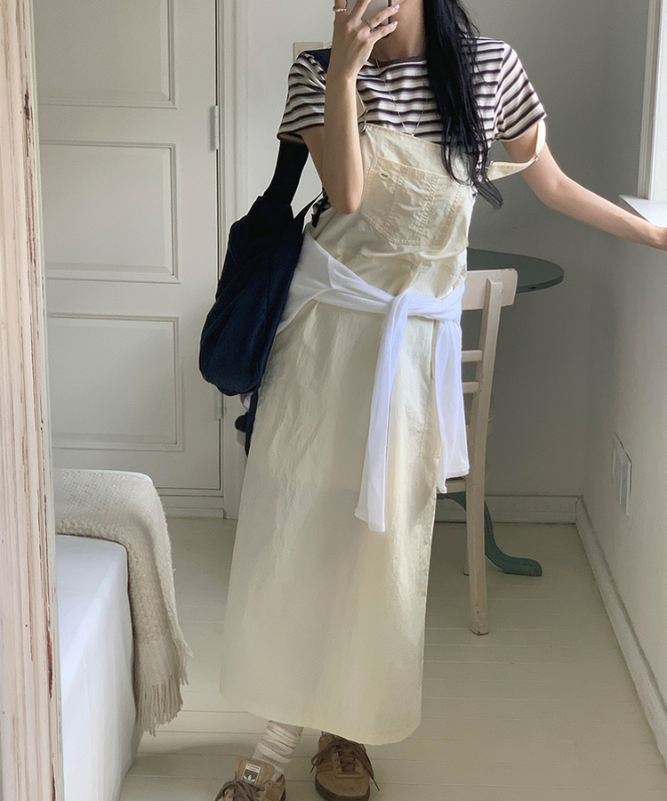 ナイロンサスペンダーワンピース BUTTER