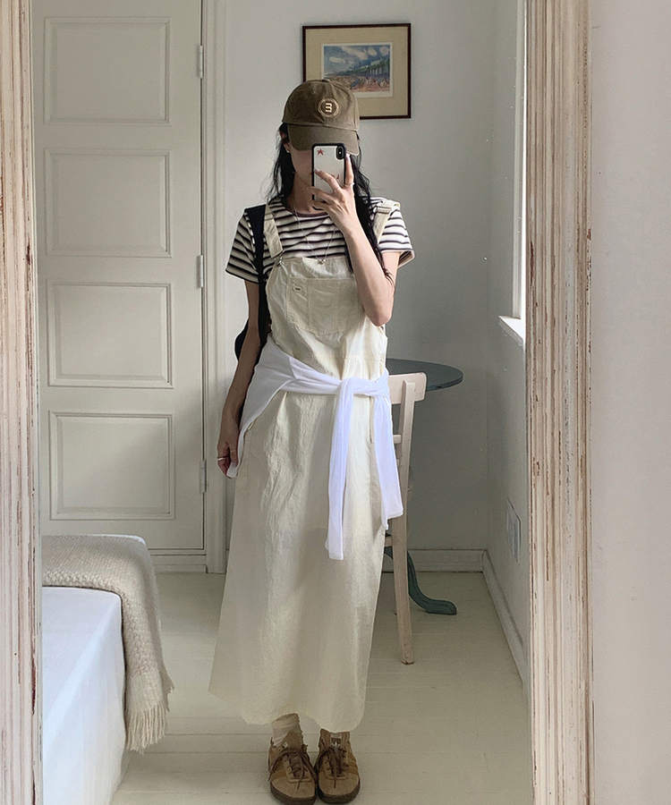 ナイロンサスペンダーワンピース BUTTER