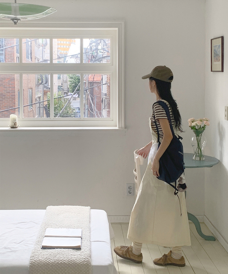 ナイロンサスペンダーワンピース BUTTER