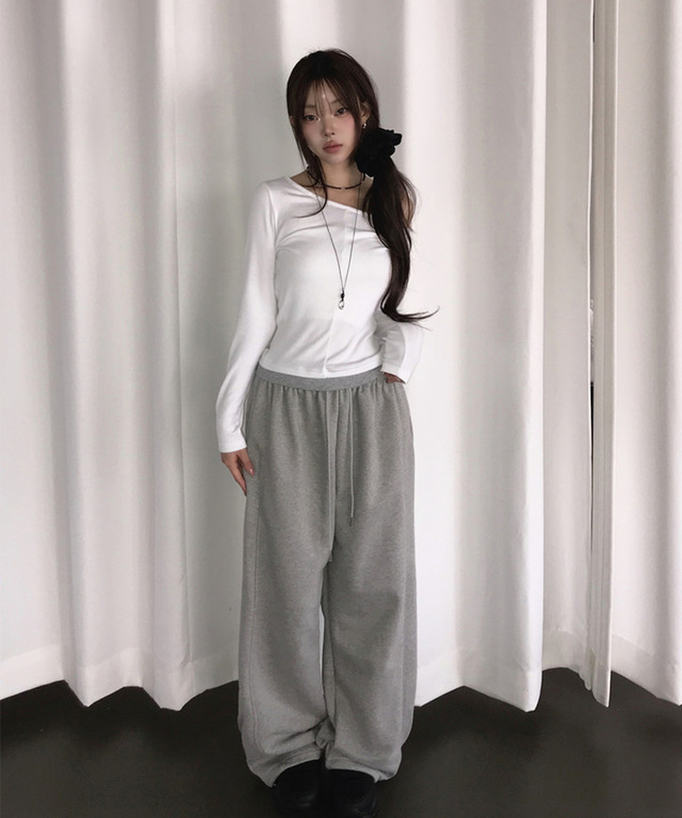 バンディングワイドトレーニングパンツ(6color) MERANGE GRAY