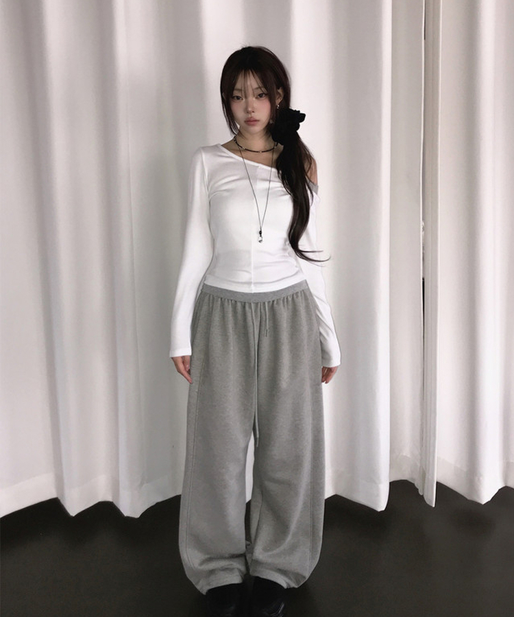 バンディングワイドトレーニングパンツ(6color) MERANGE GRAY