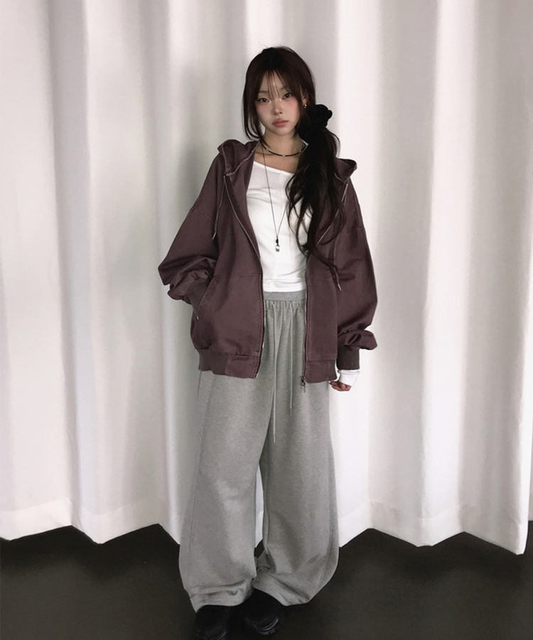 バンディングワイドトレーニングパンツ(6color) MERANGE GRAY