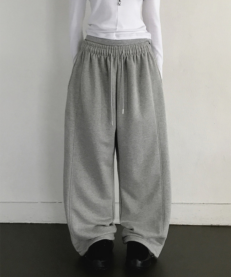 バンディングワイドトレーニングパンツ(6color) MERANGE GRAY