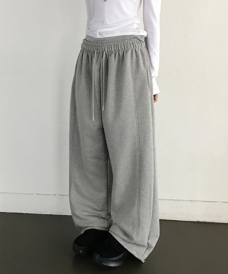 バンディングワイドトレーニングパンツ(6color) MERANGE GRAY