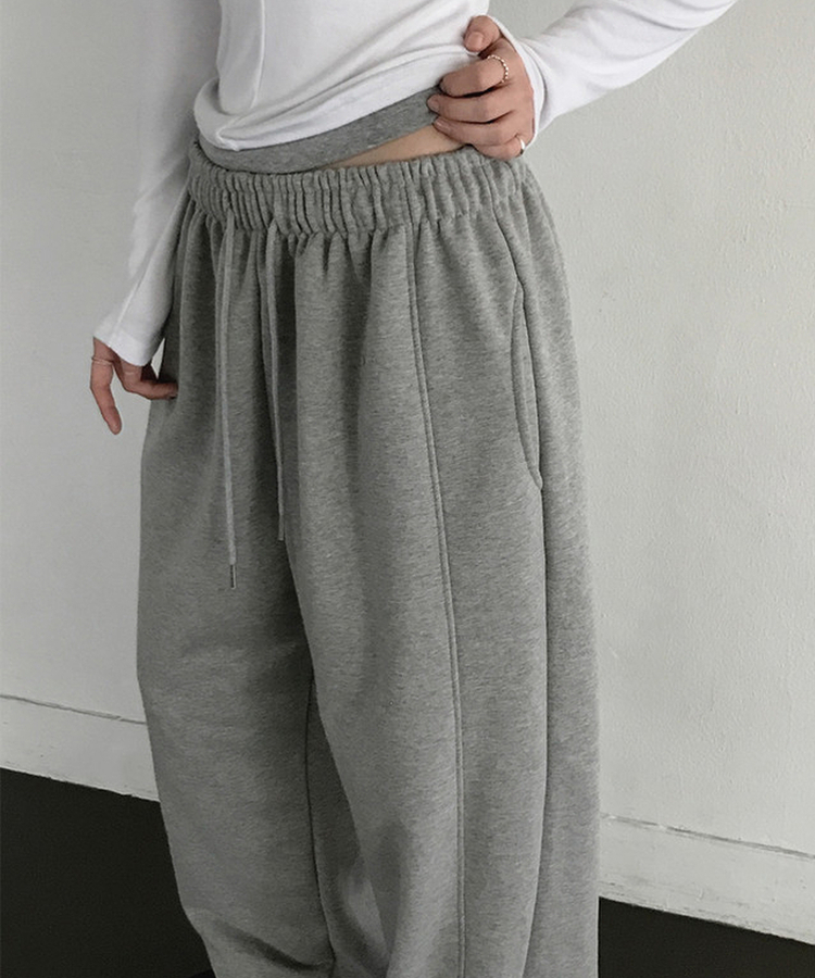 バンディングワイドトレーニングパンツ(6color) MERANGE GRAY